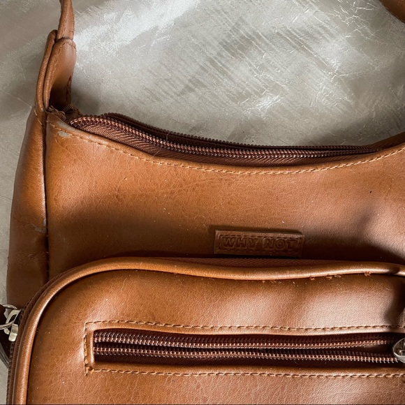 Why Not brown crossbody bag / purse - Picture 4 of 15